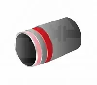 Труба ВУС-2 двухслойная стальная электросварная d1020х9,0 ГОСТ 9.602-2005